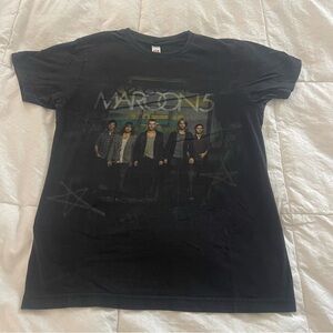 MAROON 5 2008 Concert Band Tee Size S